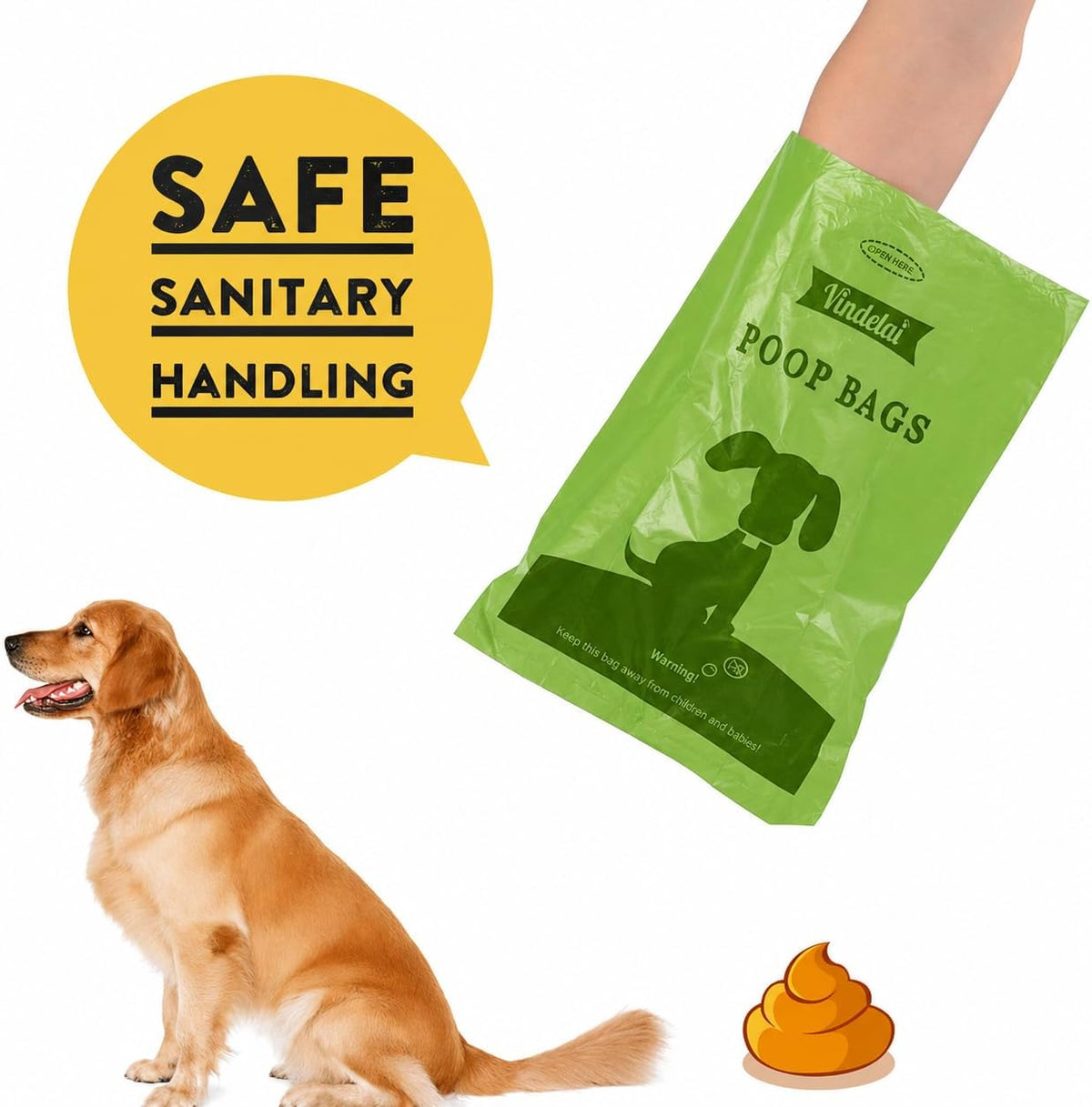 Premium Dog Poop Bags with Dispenser - 450 Count of Scented, Extra Thick, Leakproof Waste Bags for Effortless Doggy Cleanup