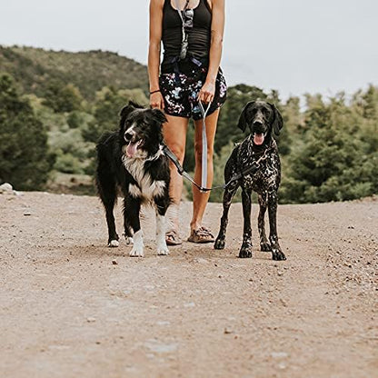 Double Dog Leash - Ultimate No Tangle Solution for Walking Two Dogs Together, Adjustable for All Breeds, Reflective Design for Safety