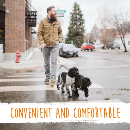 Double Dog Leash - Ultimate No Tangle Solution for Walking Two Dogs Together, Adjustable for All Breeds, Reflective Design for Safety