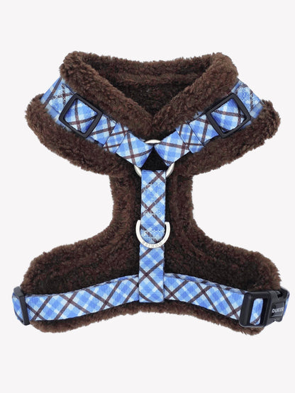 ARNES AJUSTABLE PARA PERRO TARTÁN BLUE MOCCA