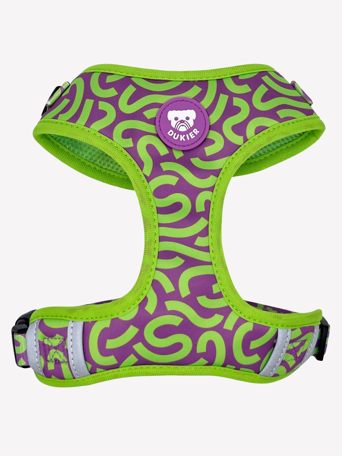 ARNÉS AJUSTABLE PARA PERRO KALEIDO LIME SWIRL