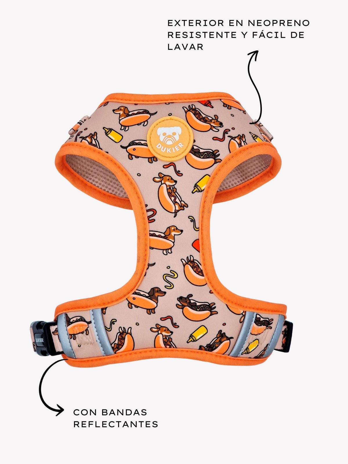 ARNES AJUSTABLE PARA PERRO HOT DOGS