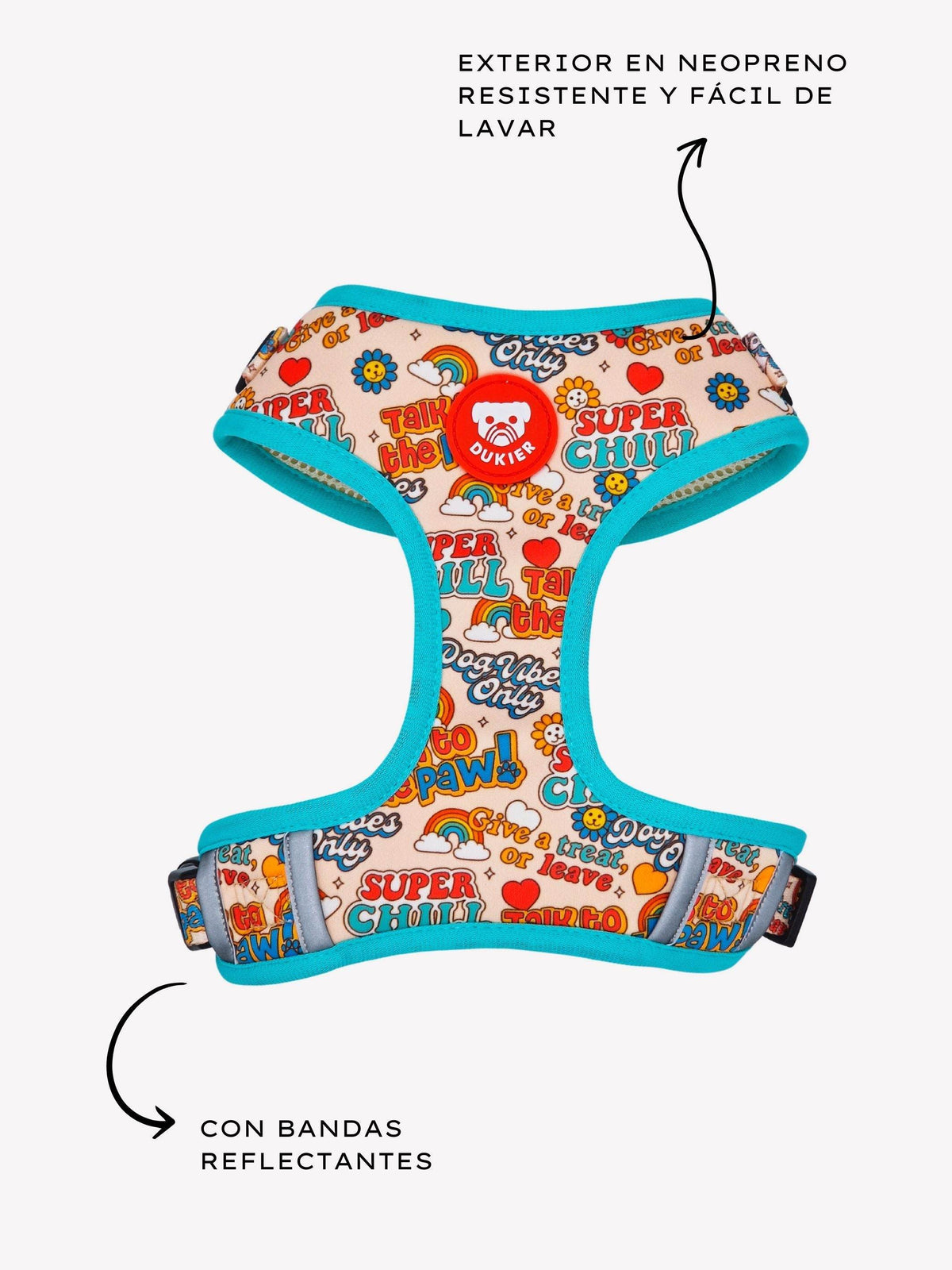 ARNÉS AJUSTABLE PARA PERRO STICKERS