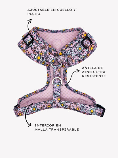 ARNES AJUSTABLE PARA PERRO FLOWER POWER