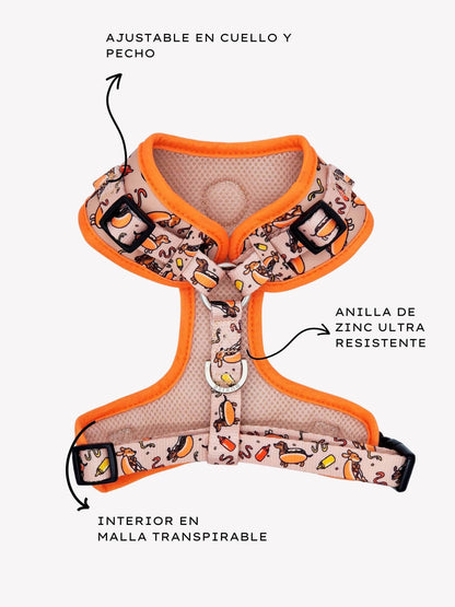 ARNES AJUSTABLE PARA PERRO HOT DOGS