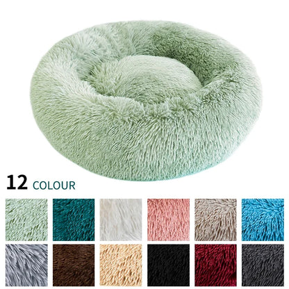 Cama Cojín Tipo Donut de Felpa Súper Suave