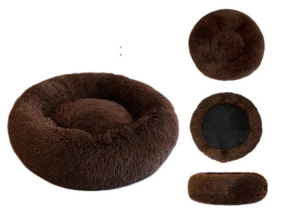 Cama Cojín Tipo Donut de Felpa Súper Suave