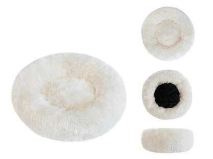 Cama Cojín Tipo Donut de Felpa Súper Suave