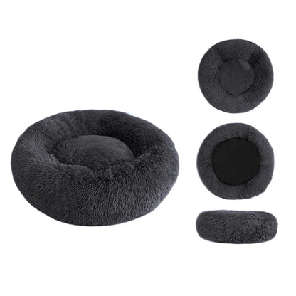 Cama Cojín Tipo Donut de Felpa Súper Suave
