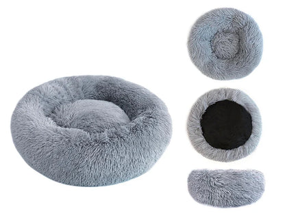 Cama Cojín Tipo Donut de Felpa Súper Suave