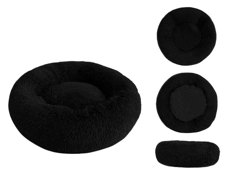 Cama Cojín Tipo Donut de Felpa Súper Suave