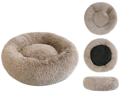 Cama Cojín Tipo Donut de Felpa Súper Suave