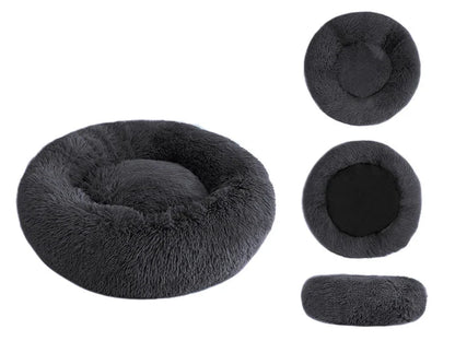 Cama Cojín Tipo Donut de Felpa Súper Suave