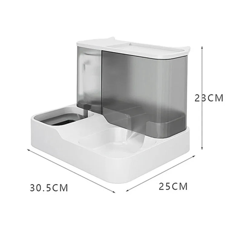 Alimentador resistente automático de gran capacidad de alimentos y agua