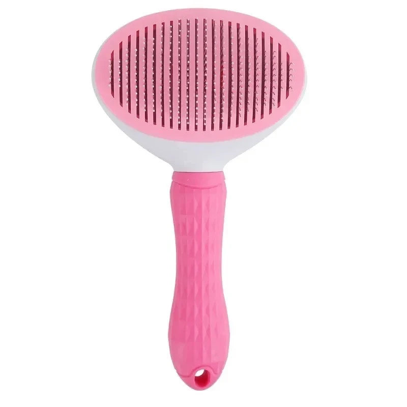 Cepillo de autolimpieza retráctil para eliminación de pelo muerto