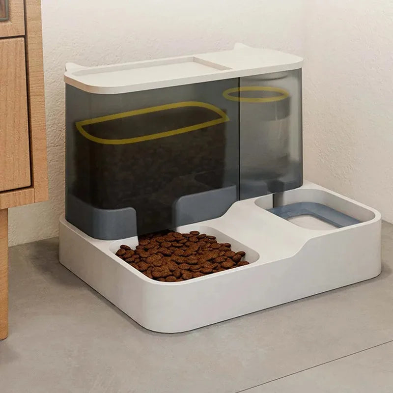 Alimentador resistente automático de gran capacidad de alimentos y agua