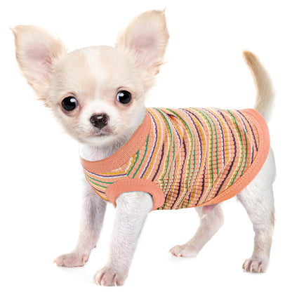 Chaleco de Camisa Acanalada para Perros Pequeños