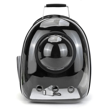 Transparent Cat Carrier Backpack - Breathable Space Capsule for Pets, Perfect for Travel and Outdoor Adventures