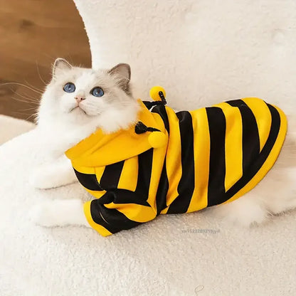 Abrigo Temático Bee Pet con Capucha para Mascotas