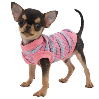 Chaleco de Camisa Acanalada para Perros Pequeños