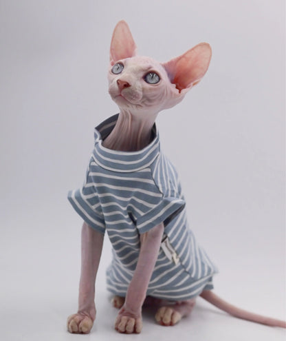 Chaleco de Algodón Fino para Gatos Sin Pelo (Sphynx y Razas Similares)