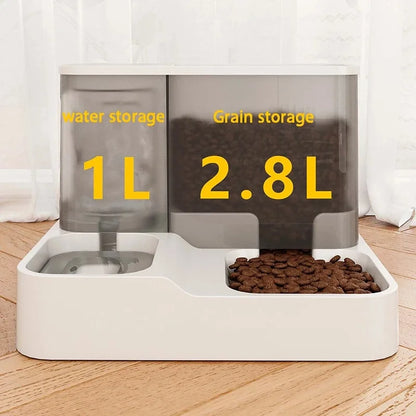 Alimentador resistente automático de gran capacidad de alimentos y agua