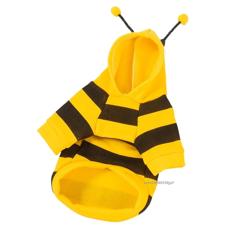 Abrigo Temático Bee Pet con Capucha para Mascotas