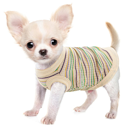 Chaleco de Camisa Acanalada para Perros Pequeños