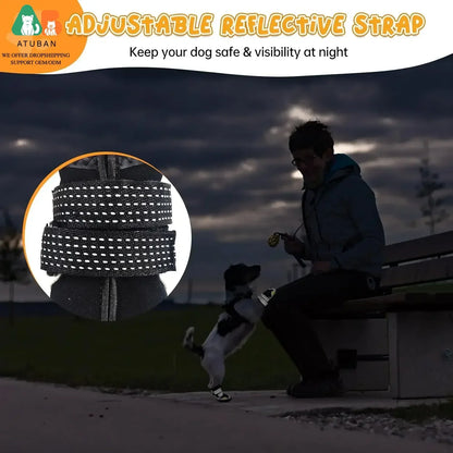 Botas Impermeables y Transpirables ATUBAN para Perros Medianos y Grandes