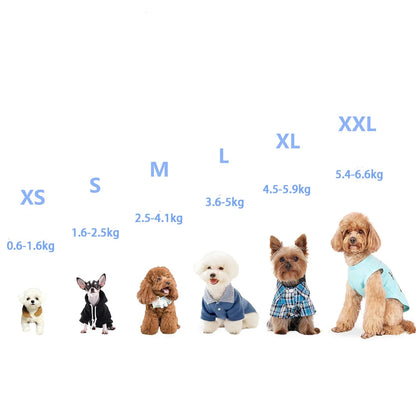 Chaleco de Camisa Acanalada para Perros Pequeños