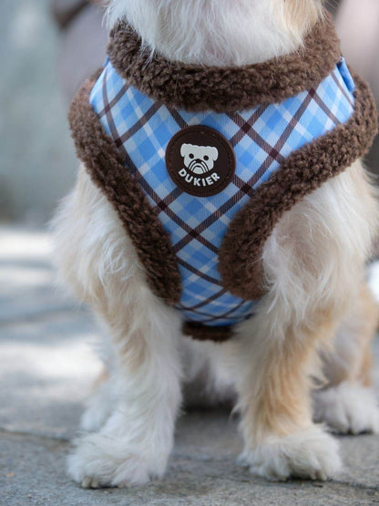 ARNES AJUSTABLE PARA PERRO TARTÁN BLUE MOCCA