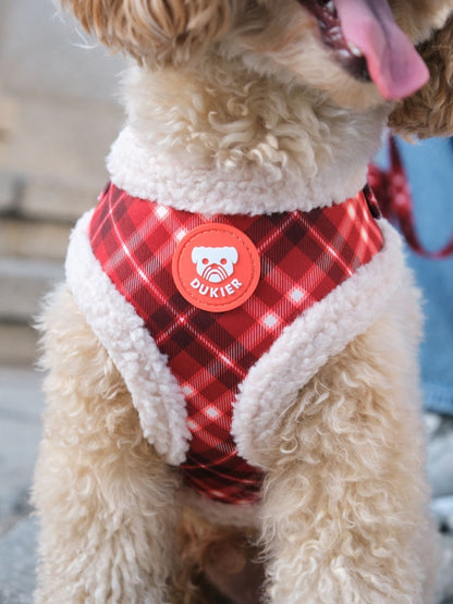 ARNES AJUSTABLE PARA PERRO TARTÁN RED